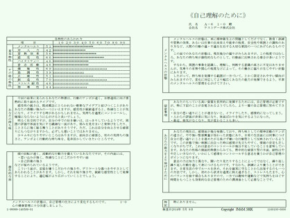 SKK式適性検査（V-CAT）　管理能力診断